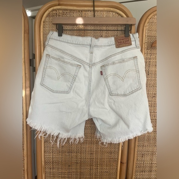 Levi's Premium 501 MID THIGH WOMEN'S SHORTS - Picture 7 of 11